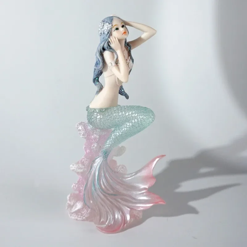 Resin Art Beach - Ornamen Kerajinan Patung Gelombang Laut Karang