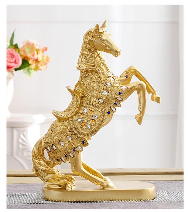 Resin Art Business - Patung Kuda Feng Shui, Dekorasi Lobi