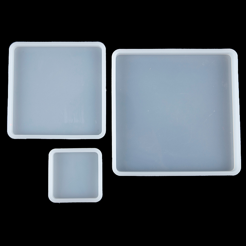 Resin Art Tray - Cetakan Silikon Persegi untuk Resin Epoxy