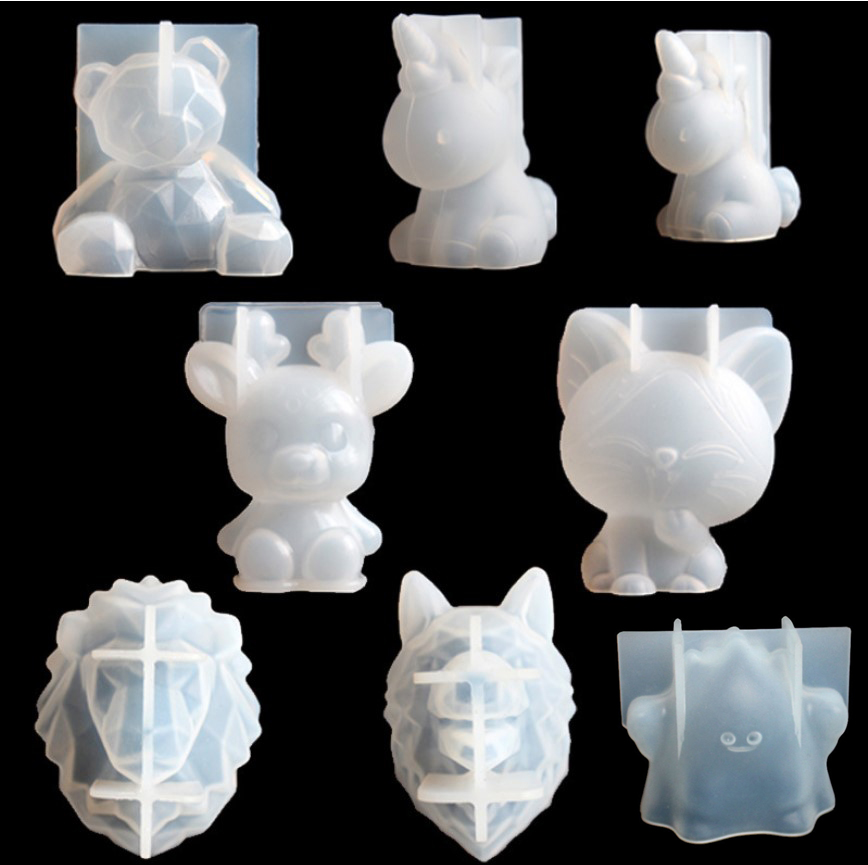 Resin Art Tool Kit - Transparan Unicorn Silikon Epoxy Resin Cetakan