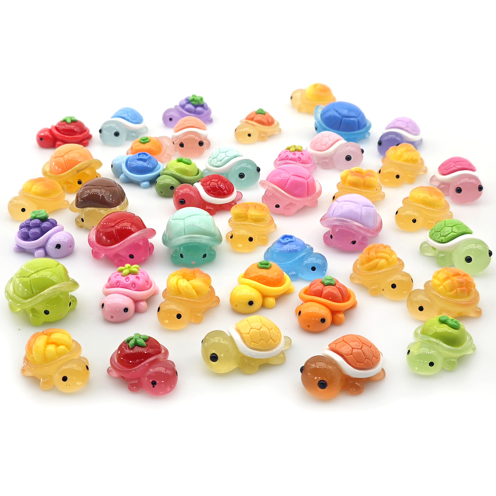 Resin Art Beach - Mini Resin Laut Hewan Kura-kura Patung
