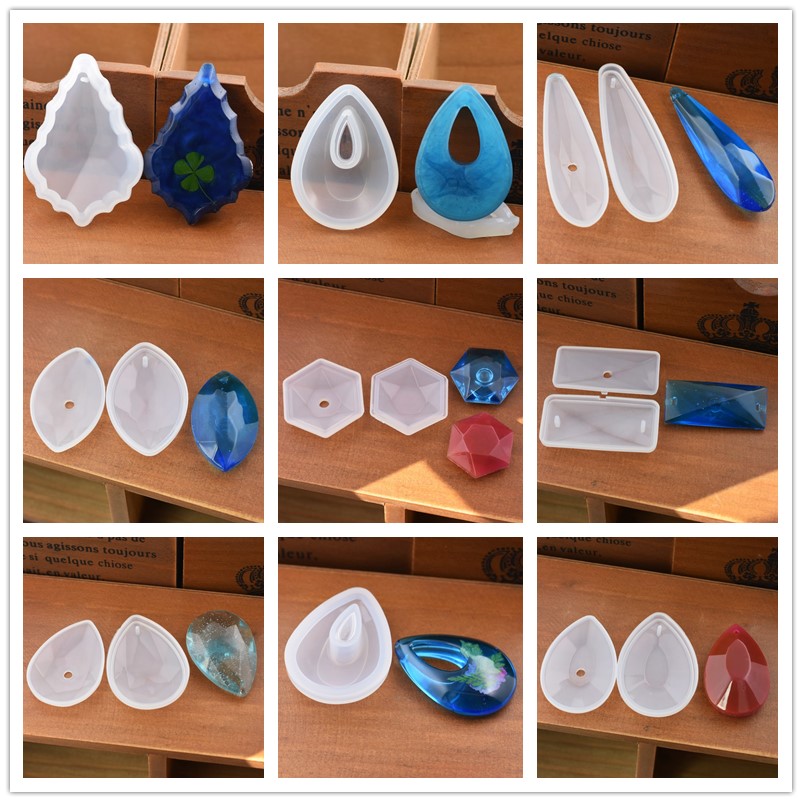 Resin Art Tool Kit - SNASAN liontin silikon cetakan perhiasan membuat