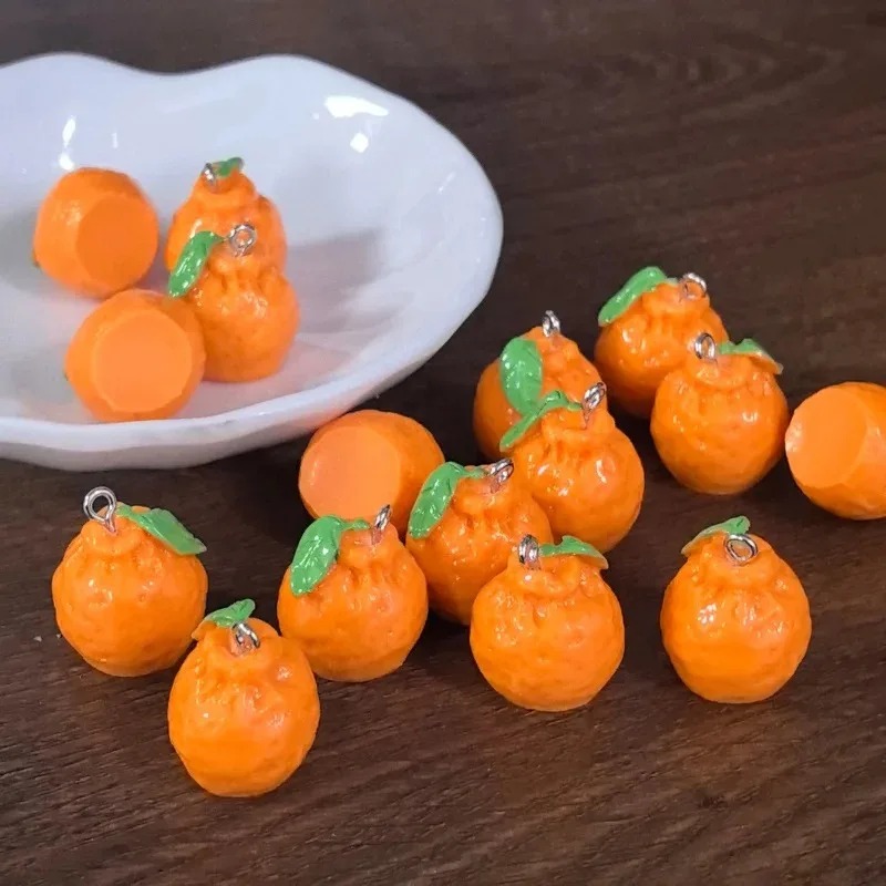 Resin Art Materials - 10 Buah Simulasi 3D Dekopon Ornamen