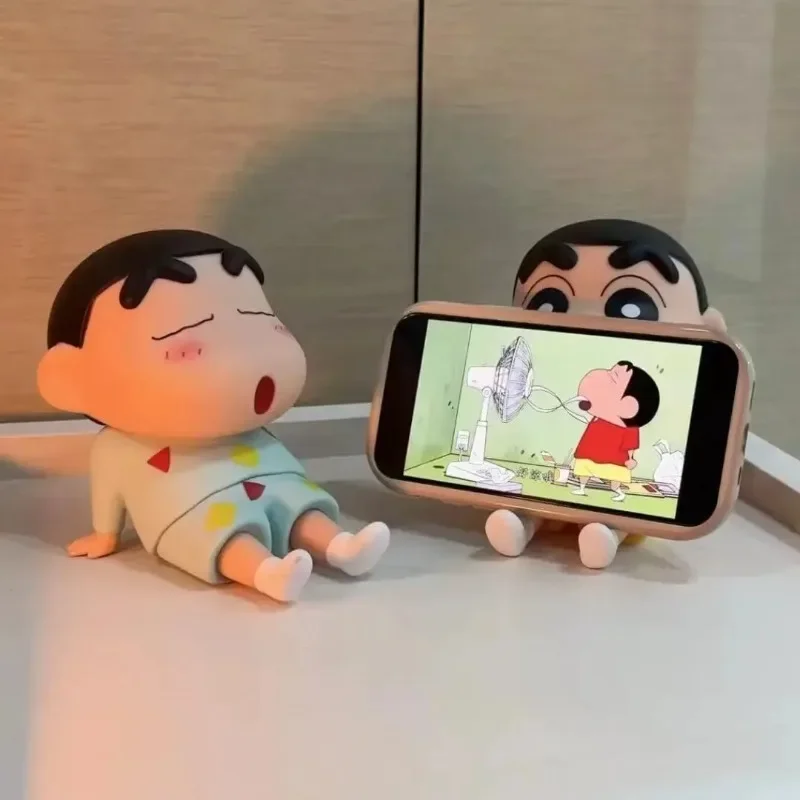Resin Art Anime - Figur Anime Crayon Shin-Chan, Tempat Ponsel,
