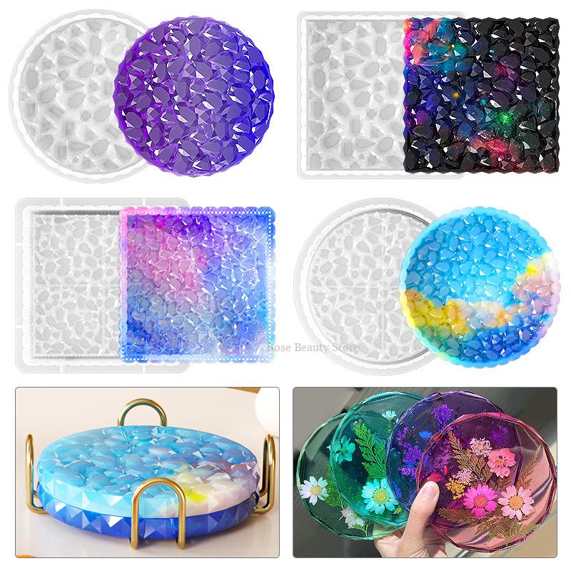 Resin Art Tray - Baki silikon berbentuk Multi cetakan penyimpanan