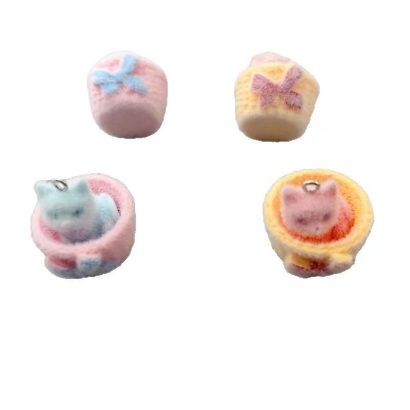 4 buah liontin kucing resin 3D - Resin Art Notes ulasan dan harga