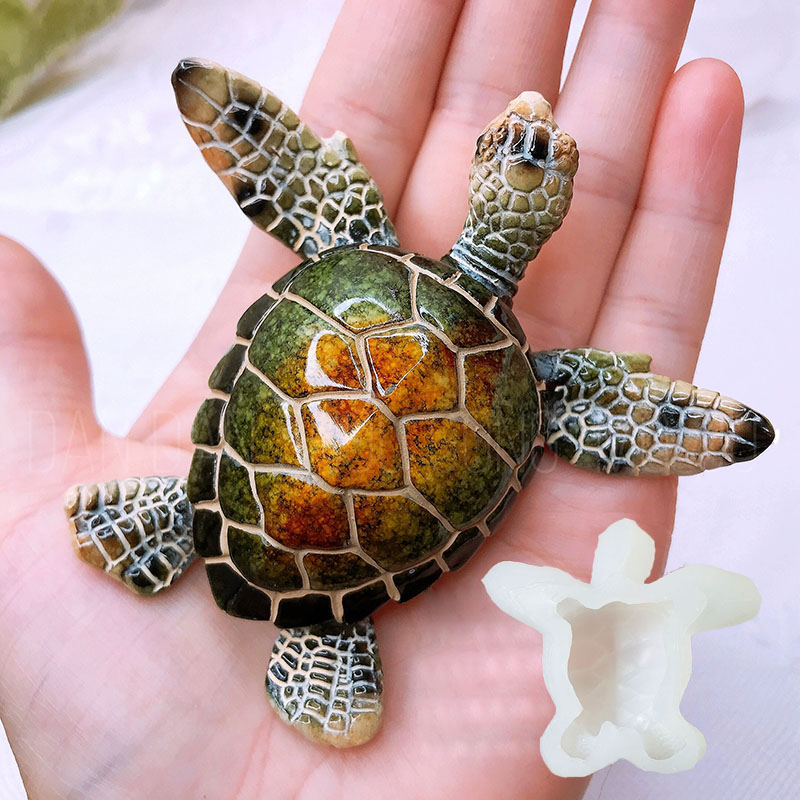 Cetakan Resin Epoksi Penyu Lau - Resin Art Beach ulasan dan harga