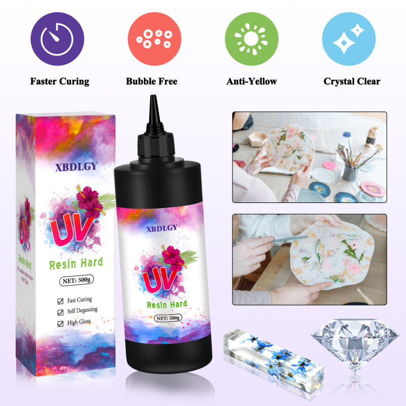 200g/250g/500g Resin UV Lem Ke - Resin Art Uv ulasan dan harga