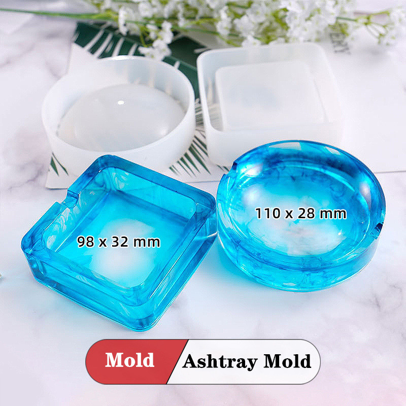 DIY Bulat Pena Wadah Asbak Cet - Resin Art Equipment ulasan dan harga