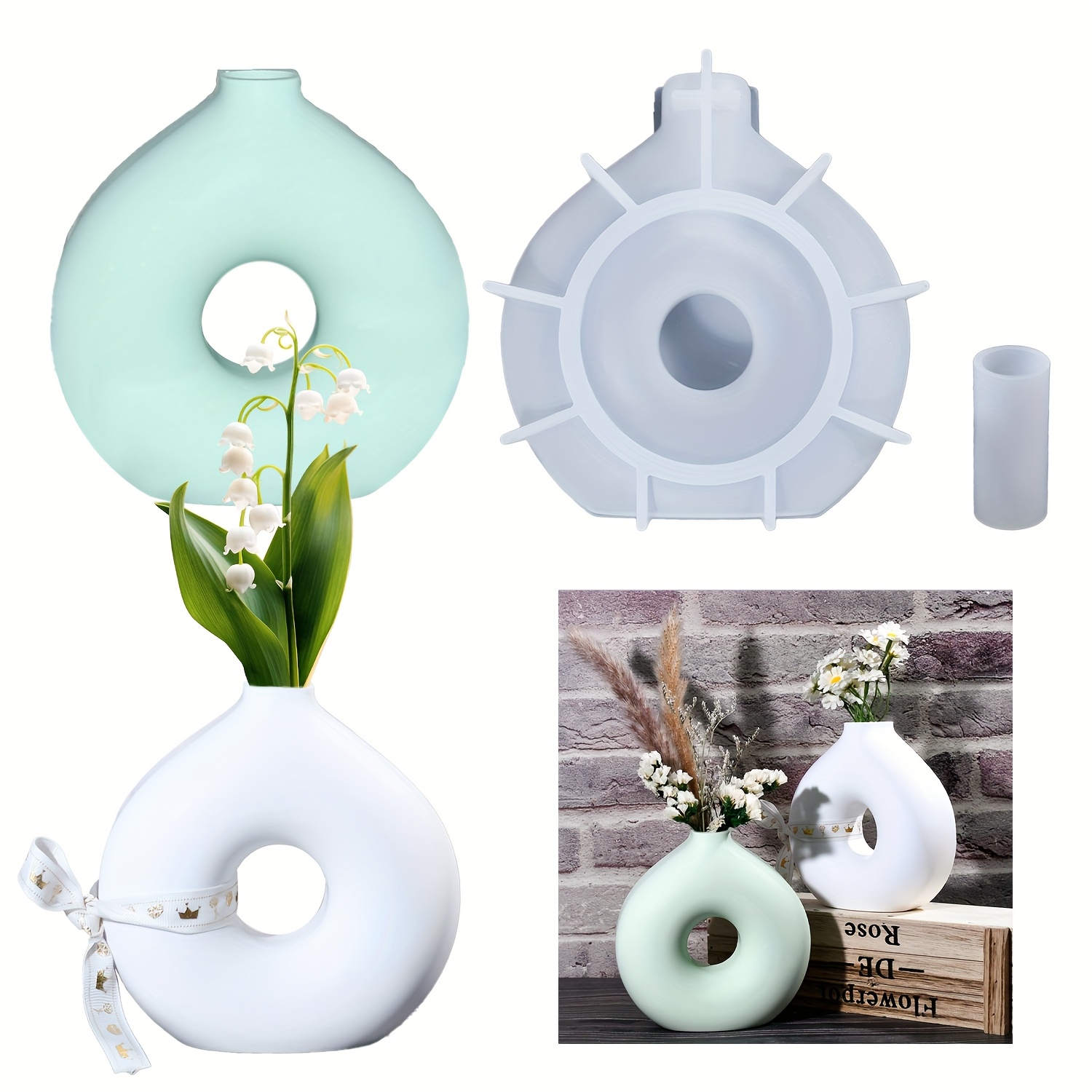 1 DIY Cetakan Silikon Vas Bula - Resin Art Equipment ulasan dan harga