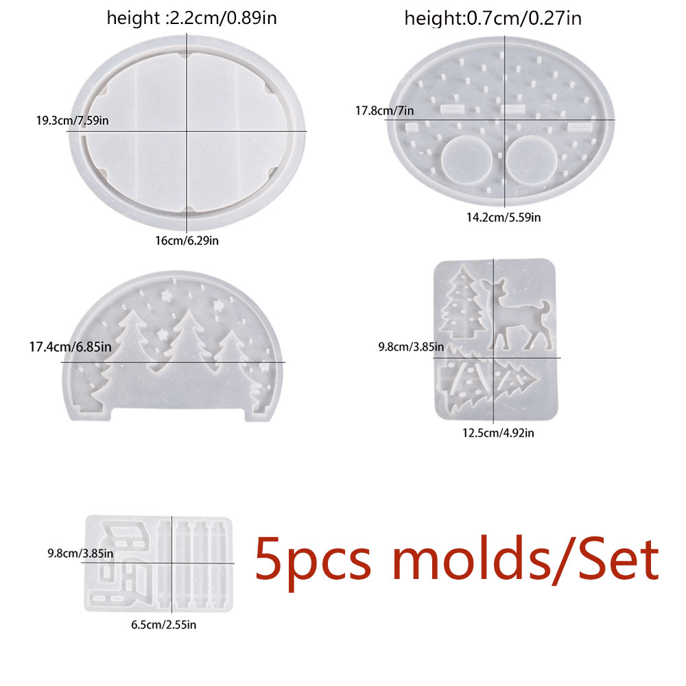 Cetakan Silikon Tempat Lilin T - Resin Art Tool Kit ulasan dan harga