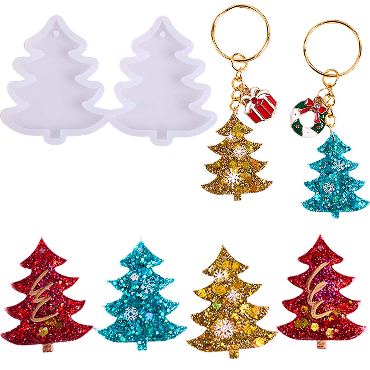 Cetakan Silikon Pohon Natal 3D - Resin Art Uv ulasan dan harga