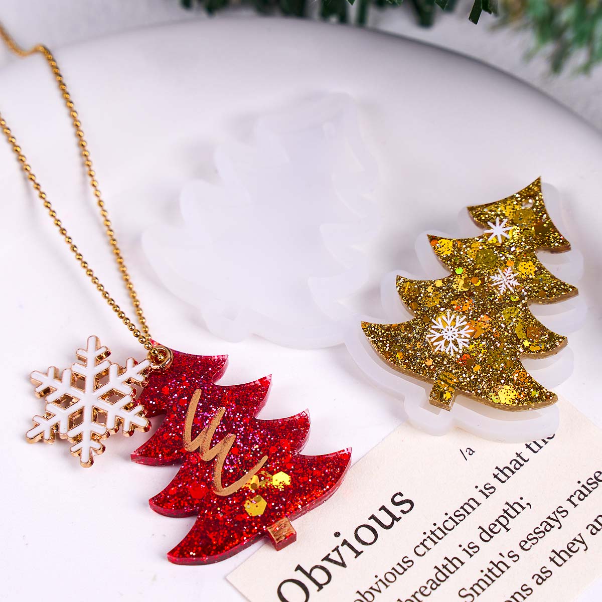 Cetakan Silikon Pohon Natal 3D - Resin Art Uv ulasan dan harga