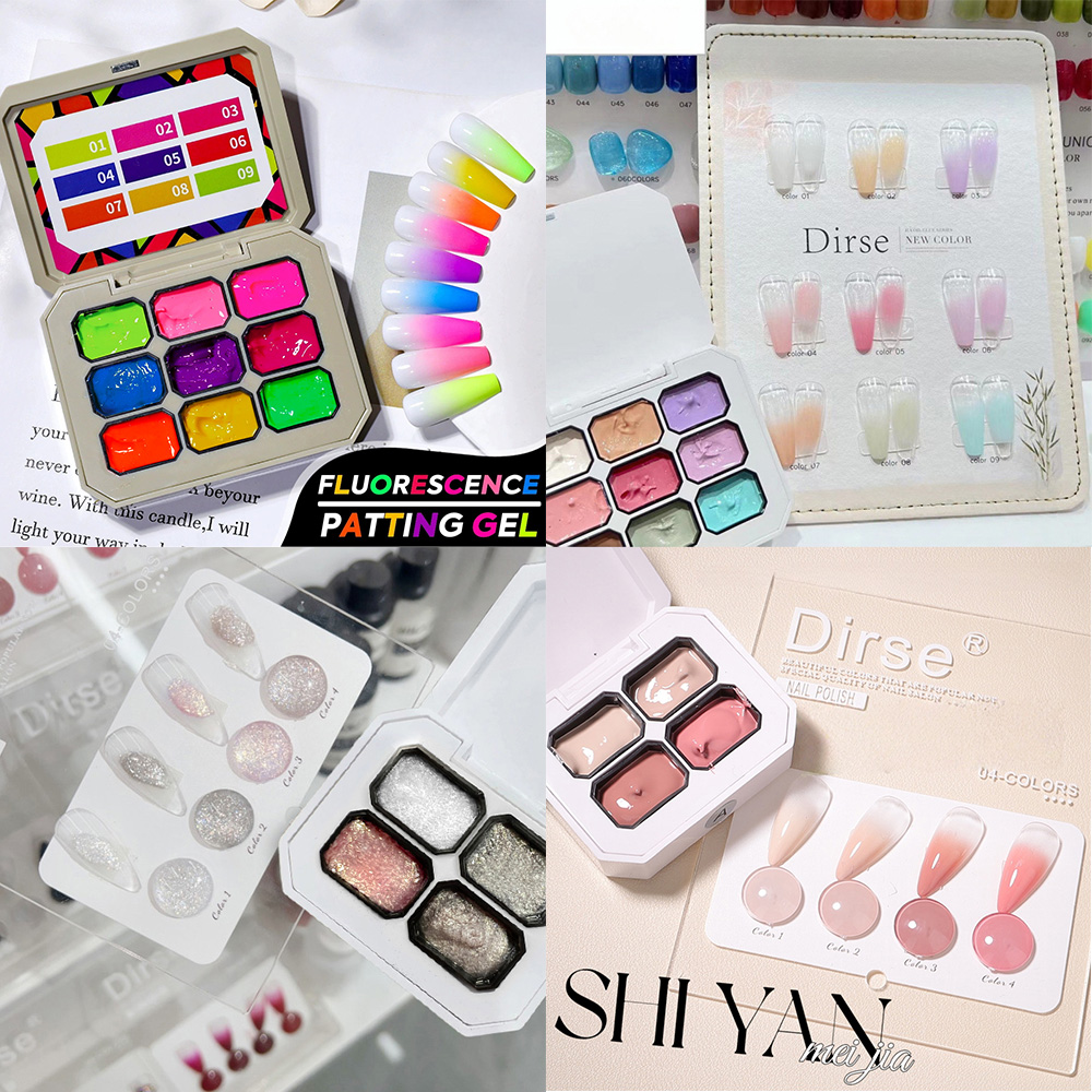 4/6/12 Grids Gel Polish Nude T - Resin Art Uv ulasan dan harga