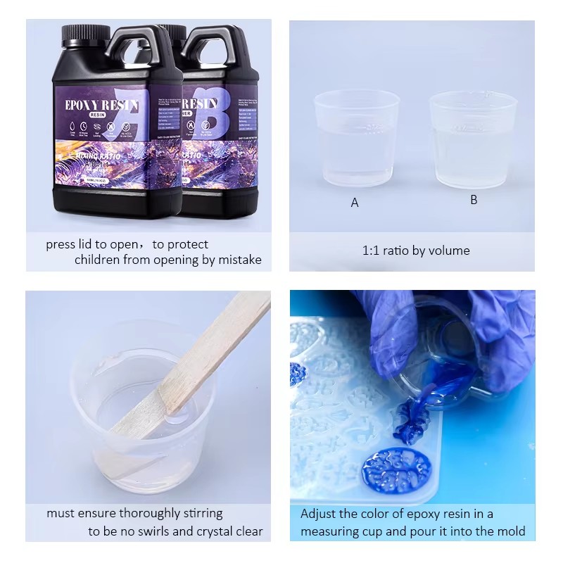 Campuran Mudah 1:1 Kit Resin E - Resin Art Tray ulasan dan harga