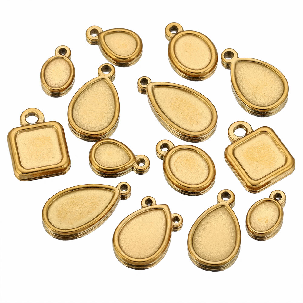 5 pcs Baki Liontin Persegi, Bu - Resin Art Notes ulasan dan harga