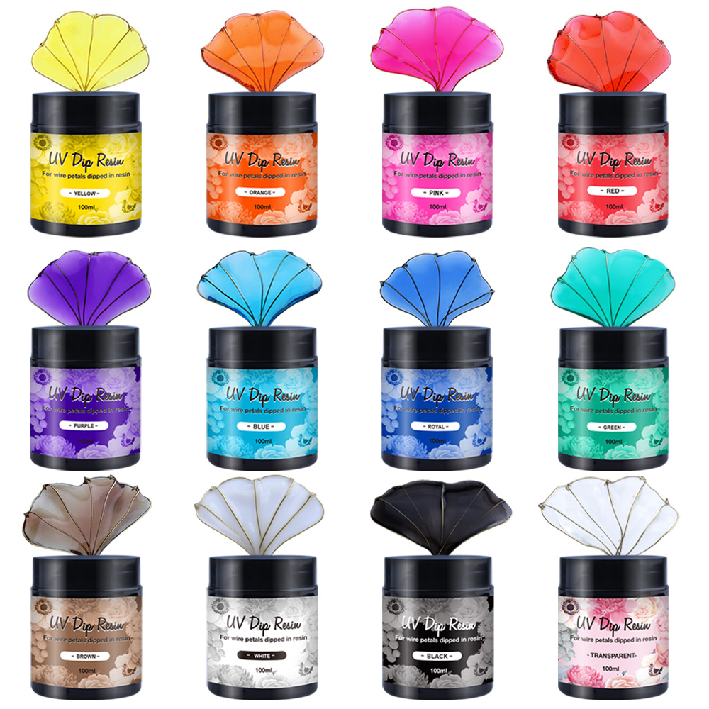 Resin Celup UV 12 Warna (Khusu - Resin Art Uv ulasan dan harga