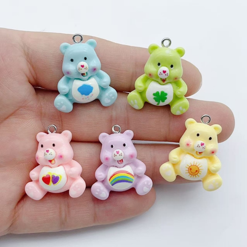 10 buah liontin pesona hewan k - Resin Art Hanging ulasan dan harga
