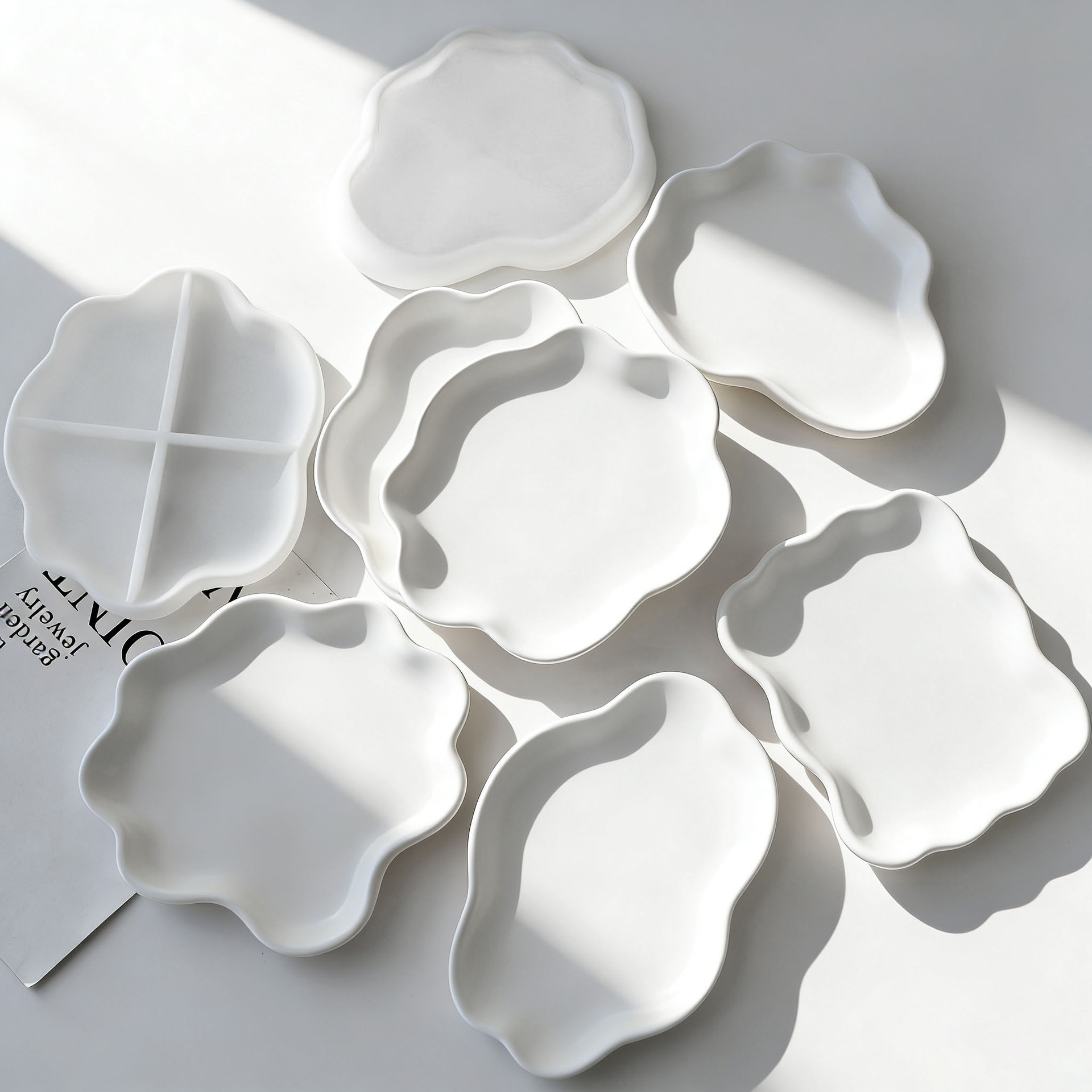 Cetakan Silikon DIY untuk Tata - Resin Art Tray ulasan dan harga