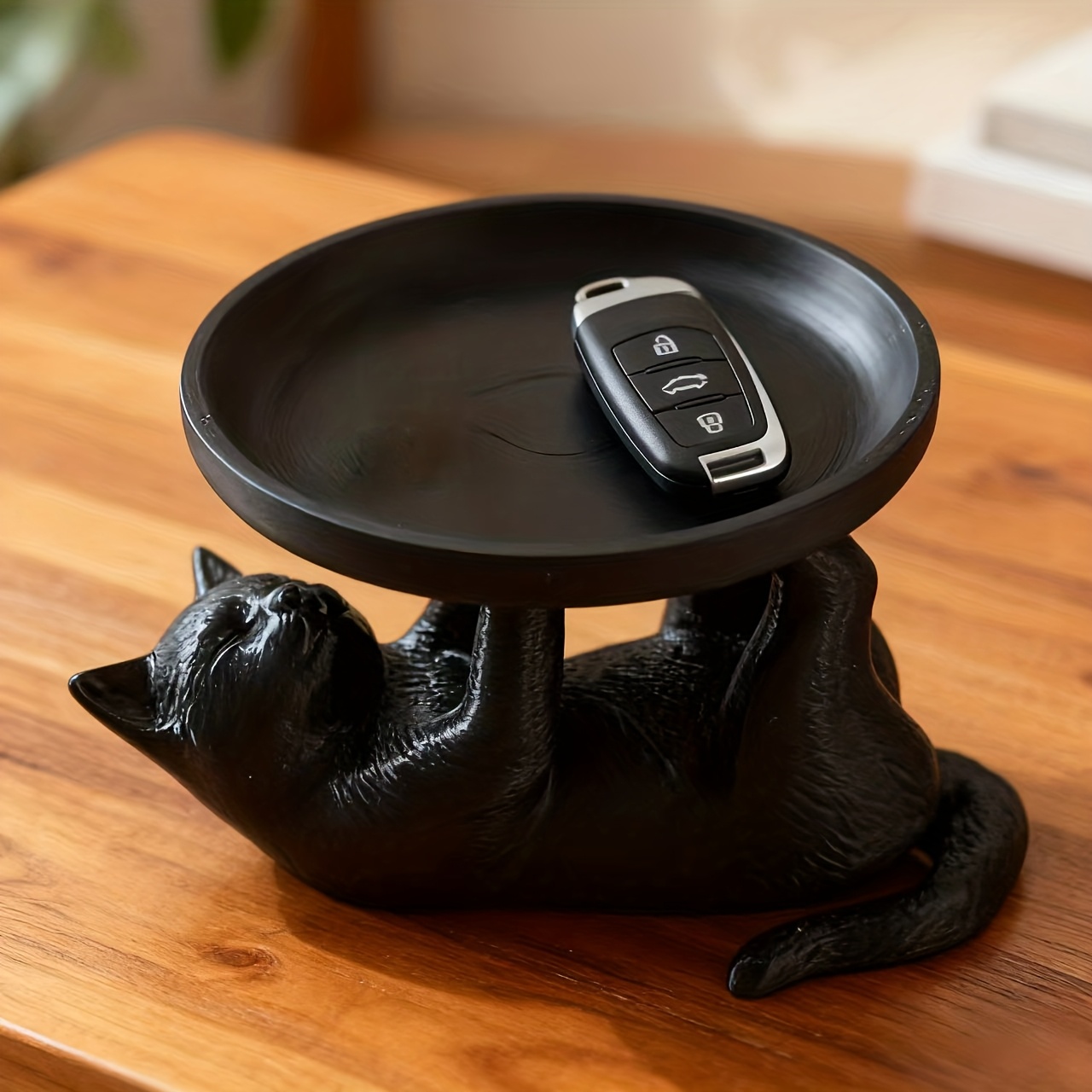 1Pc Patung Kucing Resin dengan - Resin Art Tray ulasan dan harga