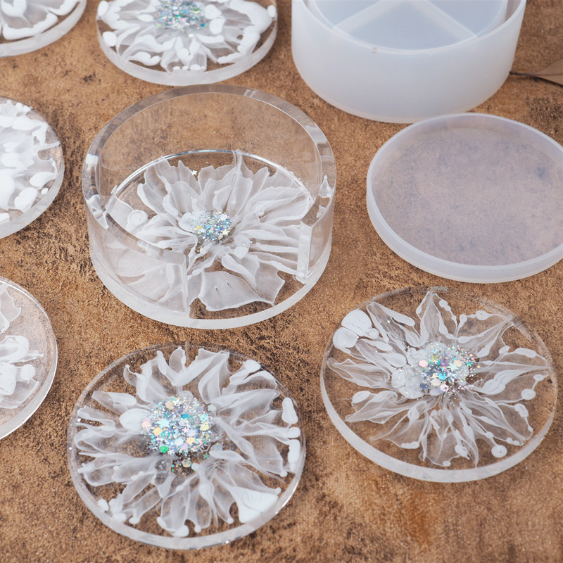SNASAN Coaster Cup Mat Cetakan - Resin Art Tool Kit ulasan dan harga