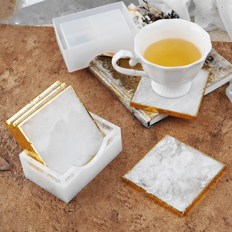 SNASAN Coaster Cup Mat Cetakan - Resin Art Tool Kit ulasan dan harga