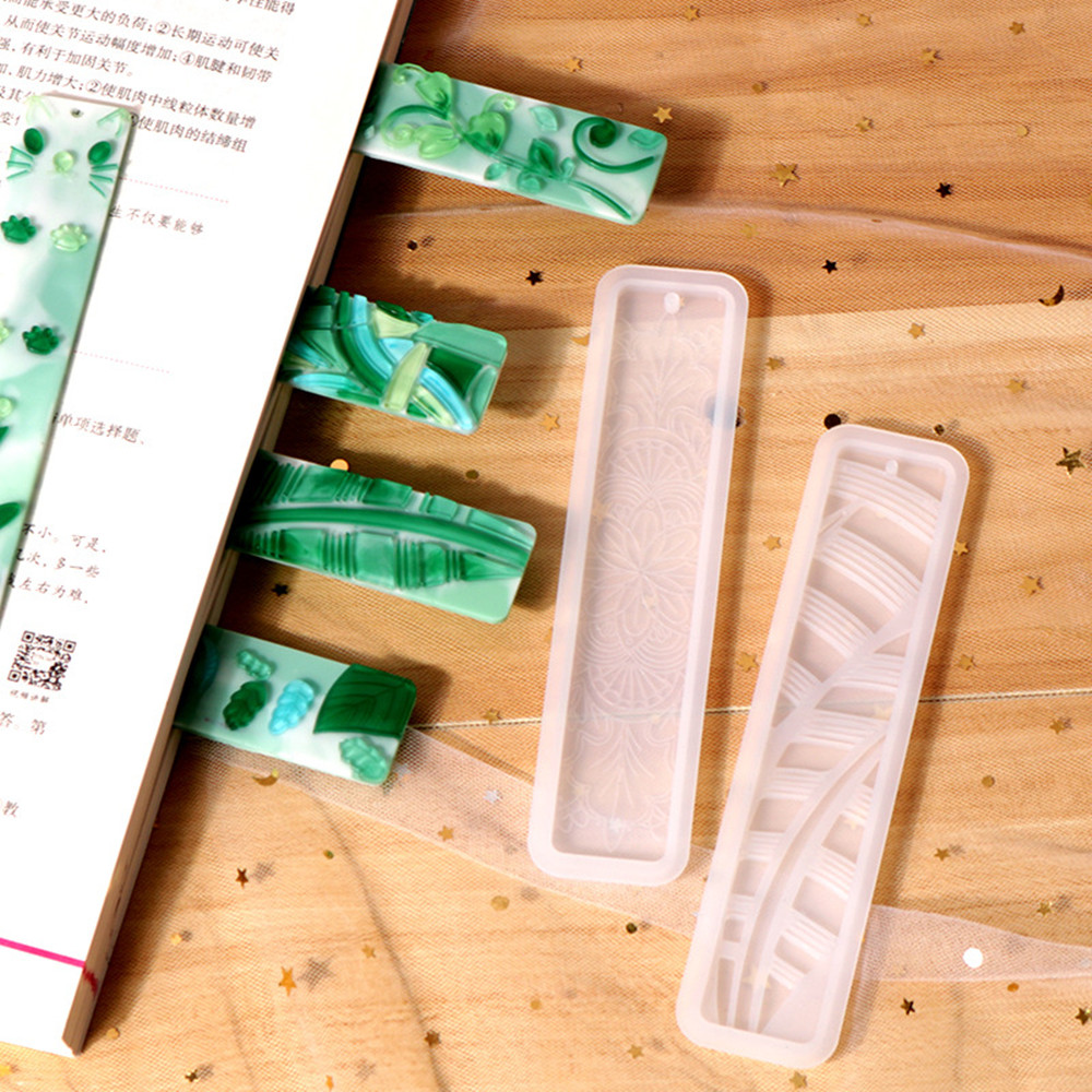 Cetakan daun Bookmark silikon  - Resin Art Tool Kit ulasan dan harga