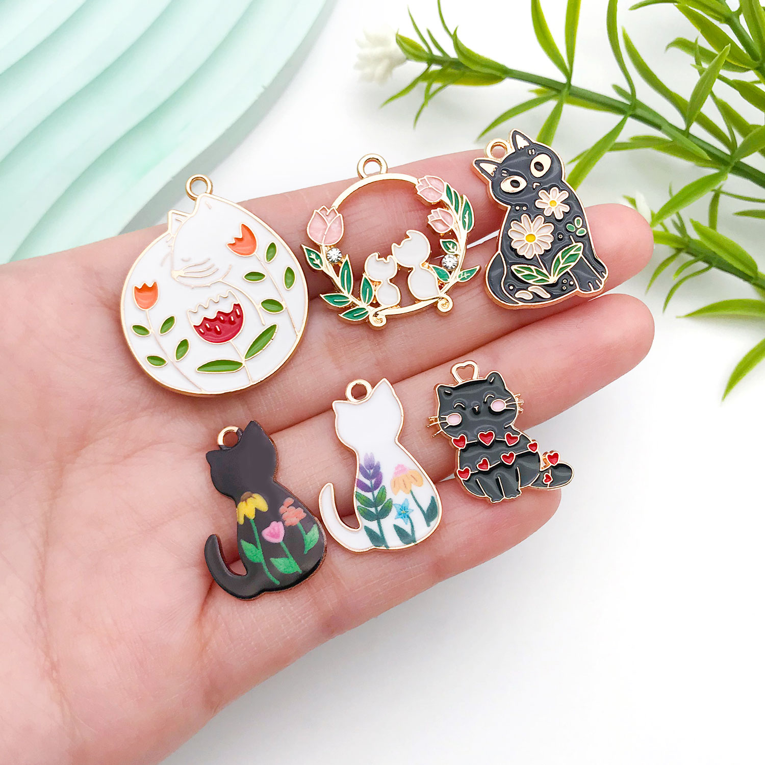 5/10 Buah Set Jimat Kucing Pop - Resin Art Materials ulasan dan harga