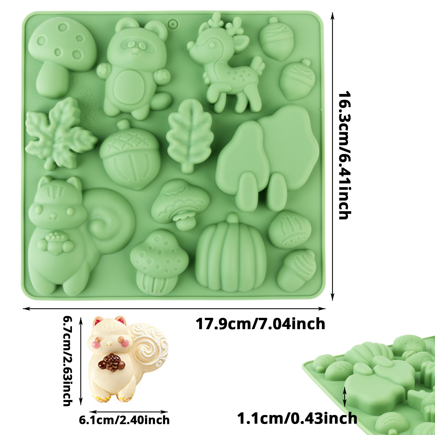 1 Cetakan Kue Silikon Berbentu - Resin Art Tool Kit ulasan dan harga
