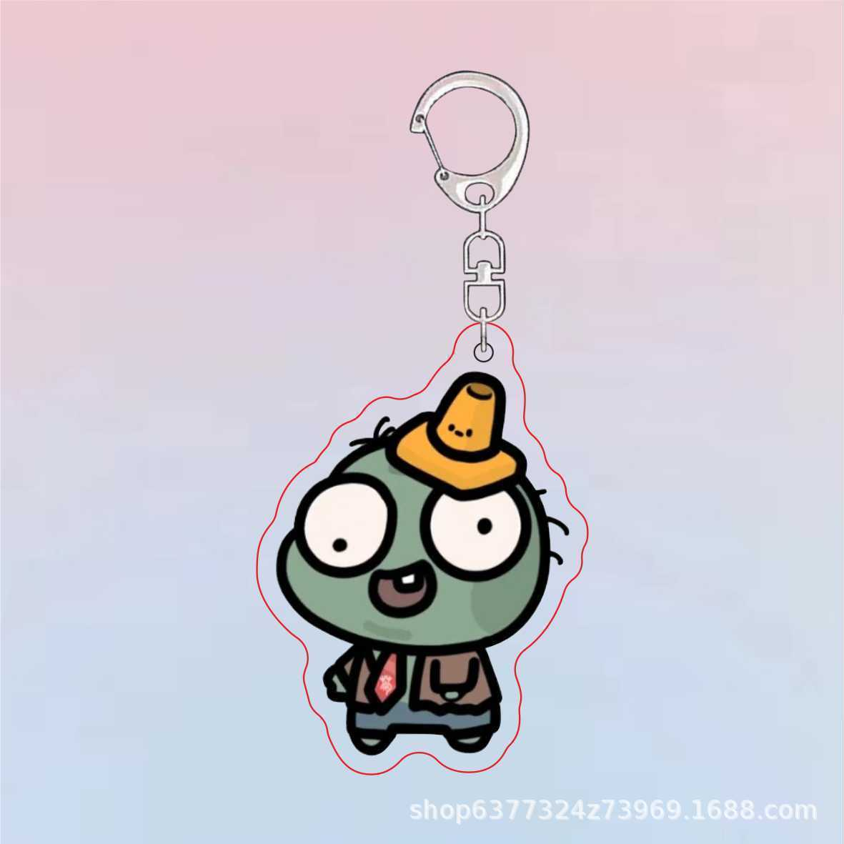 Gantungan Kunci Akrilik Plants - Resin Art Hanging ulasan dan harga