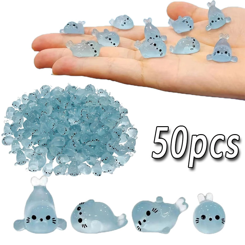10-50 pcs Figurin Mini Hewan L - Resin Art Beach ulasan dan harga
