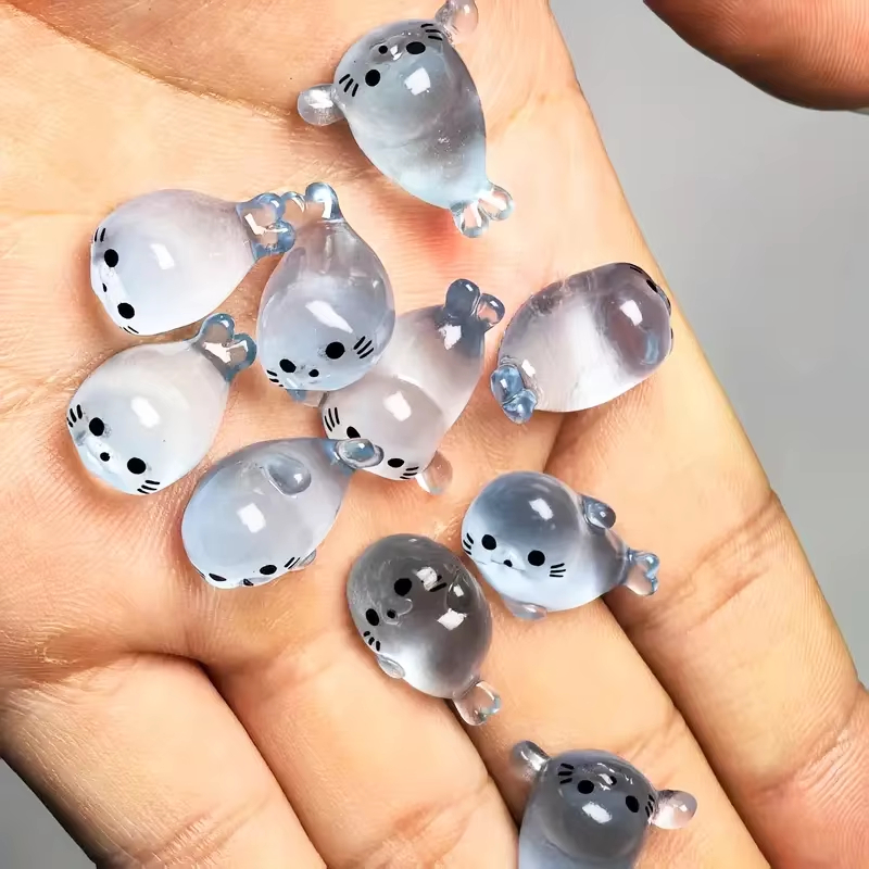 10-50 pcs Figurin Mini Hewan L - Resin Art Beach ulasan dan harga