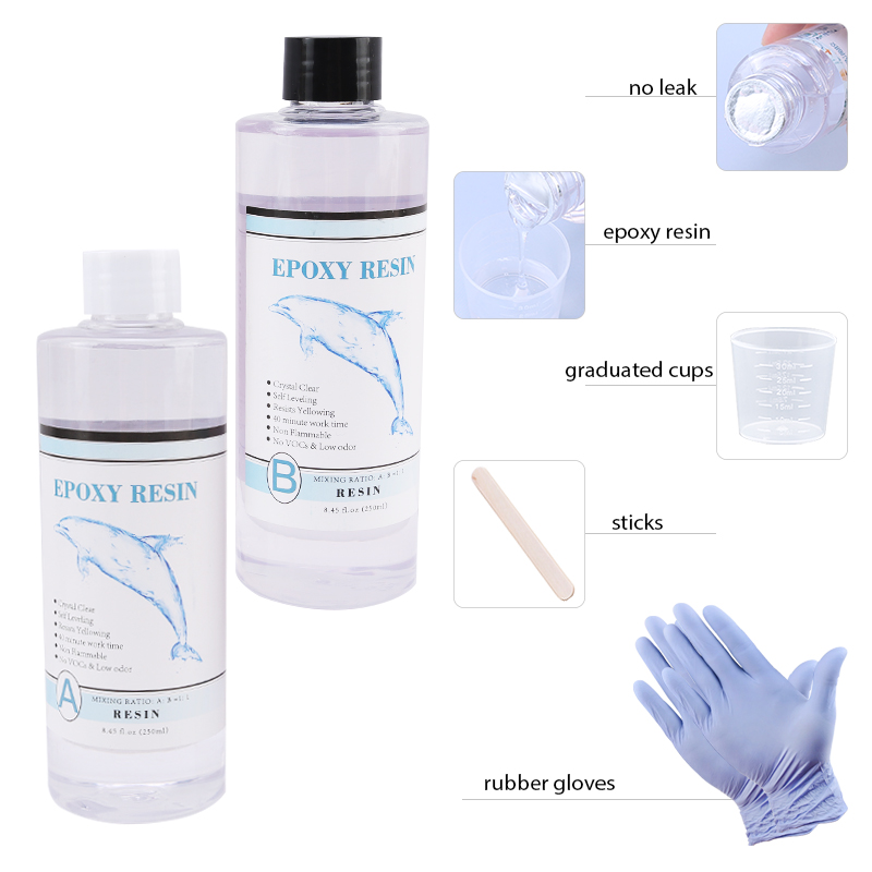 1:1 Jelas Epoksi Resin Kristal - Resin Art Tray ulasan dan harga