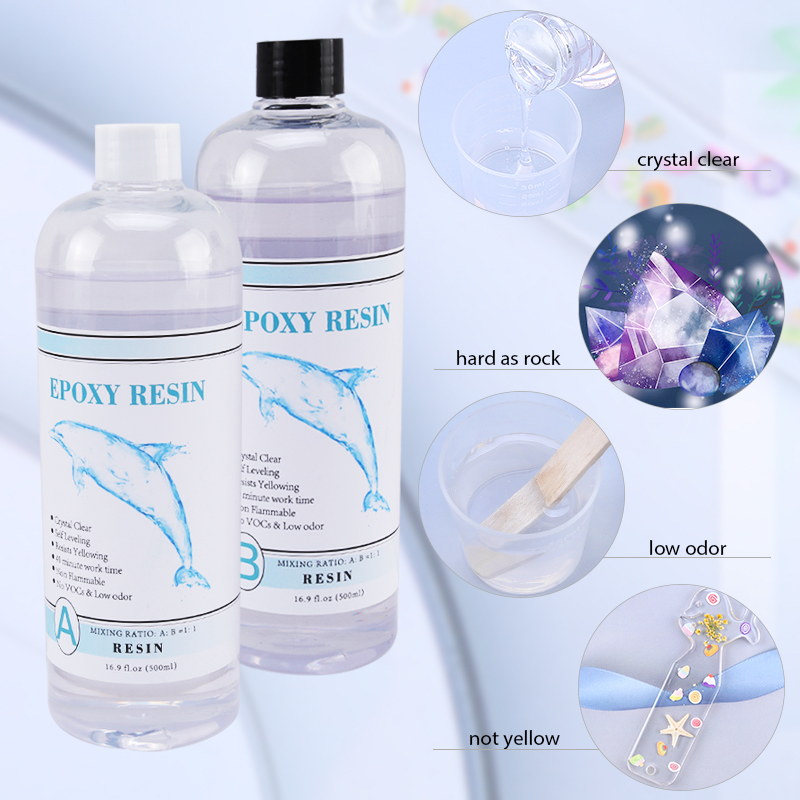 1:1 Jelas Epoksi Resin Kristal - Resin Art Tray ulasan dan harga