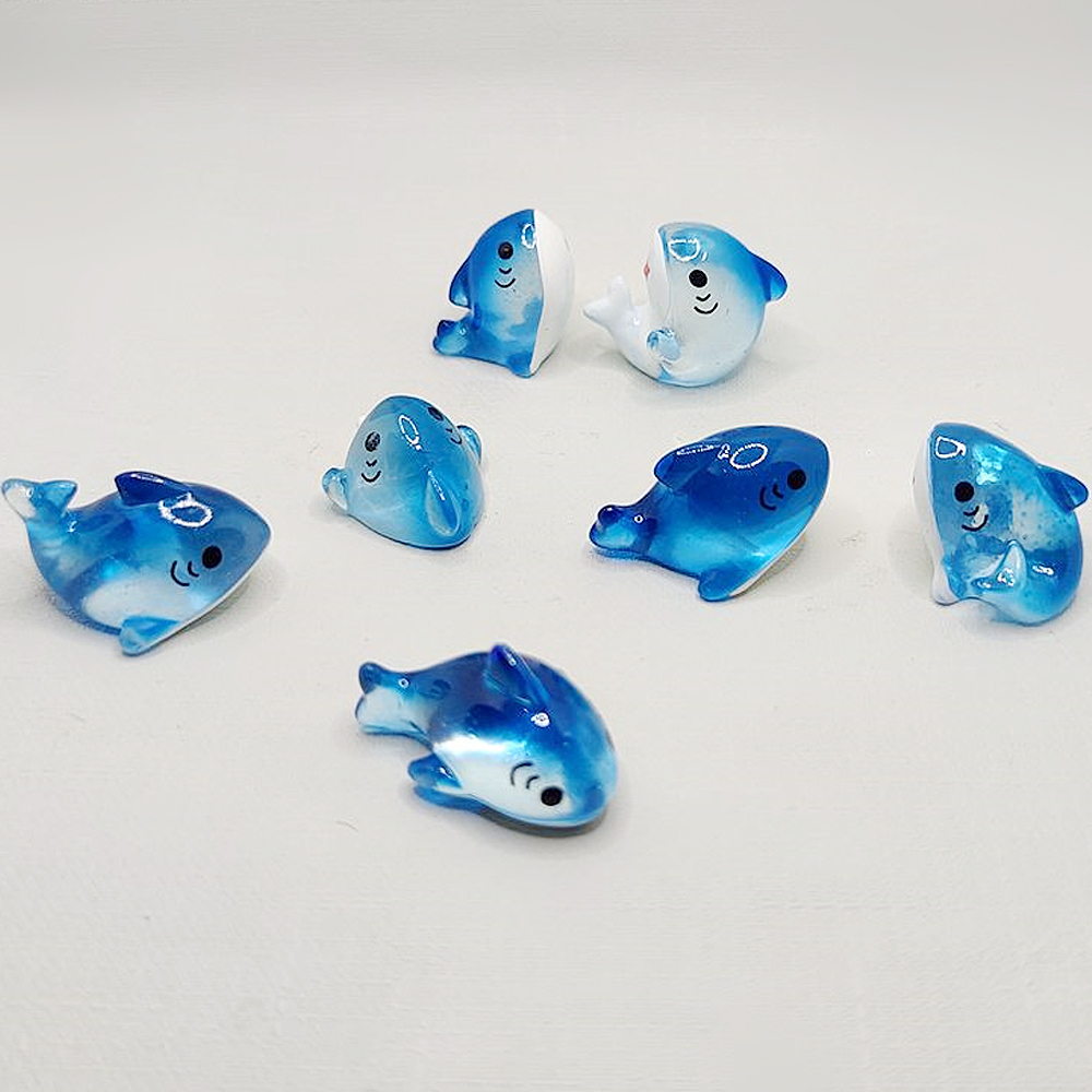 Miniatur hewan laut, 3/6 buah  - Resin Art Beach ulasan dan harga