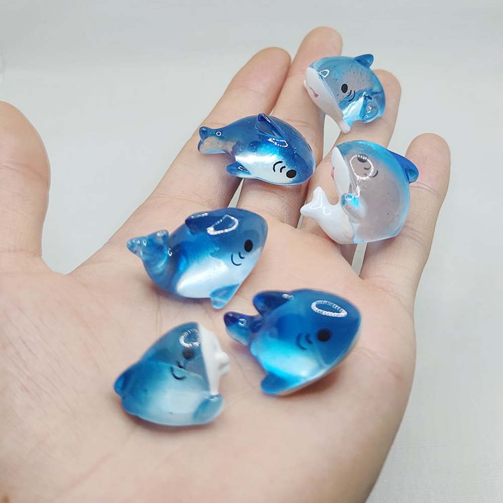 Miniatur hewan laut, 3/6 buah  - Resin Art Beach ulasan dan harga