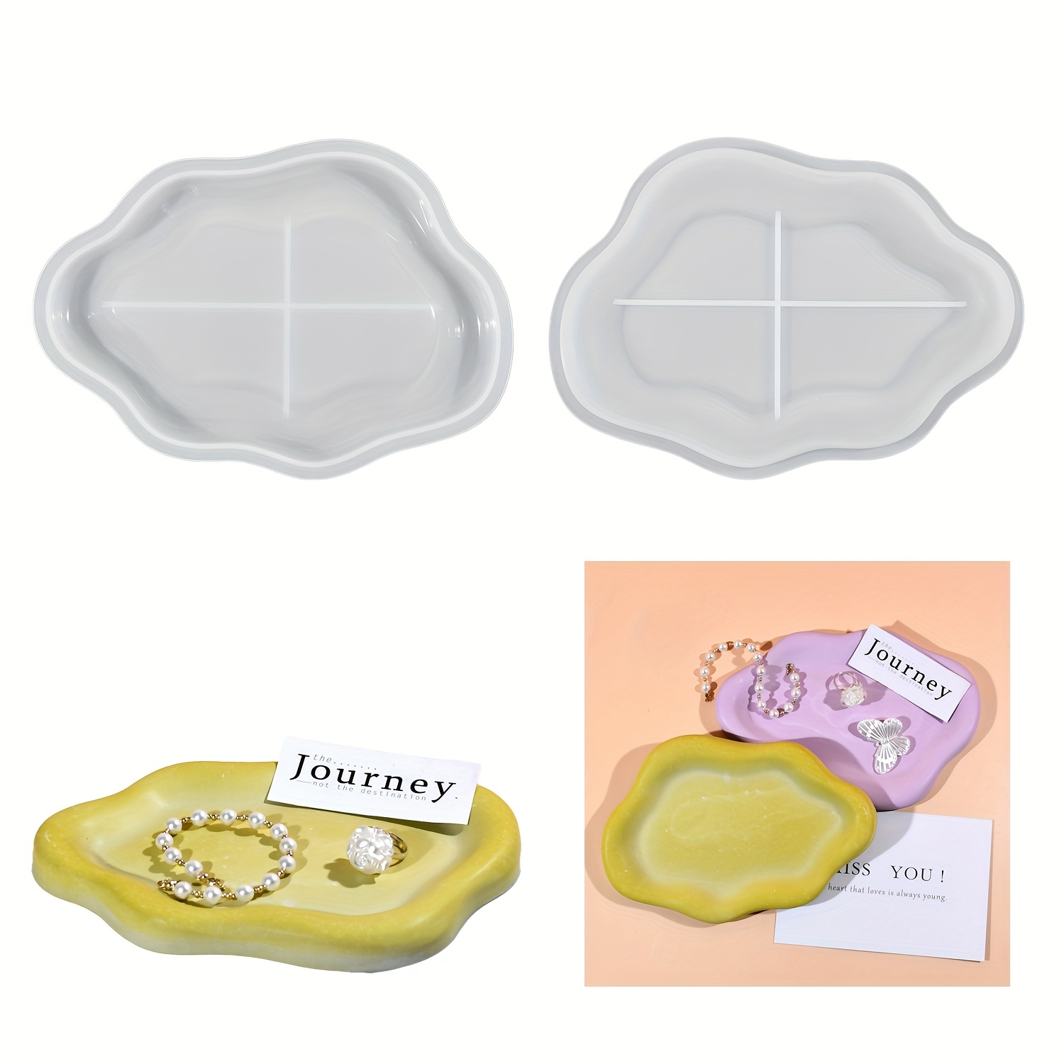 Cetakan Resin Nampan Hati Ceta - Resin Art Tray ulasan dan harga