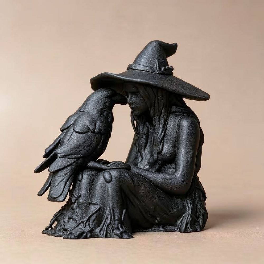 Patung Penyihir Kreatif, Ornam - Resin Art Unique Ideas ulasan dan harga