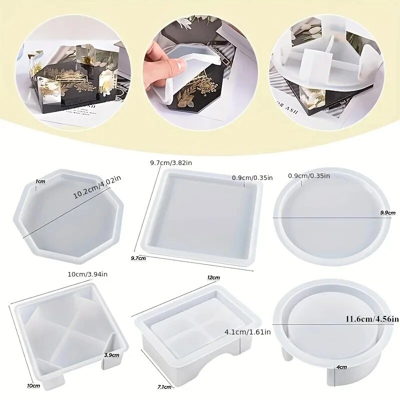 Set cetakan Resin Coaster term - Resin Art Equipment ulasan dan harga