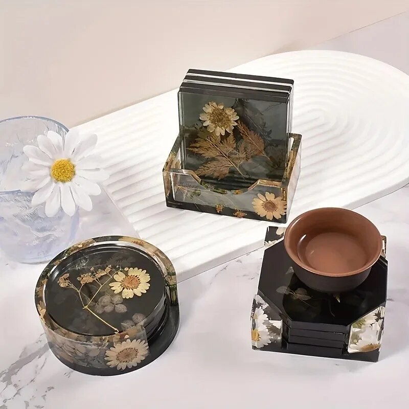 Set cetakan Resin Coaster term - Resin Art Equipment ulasan dan harga
