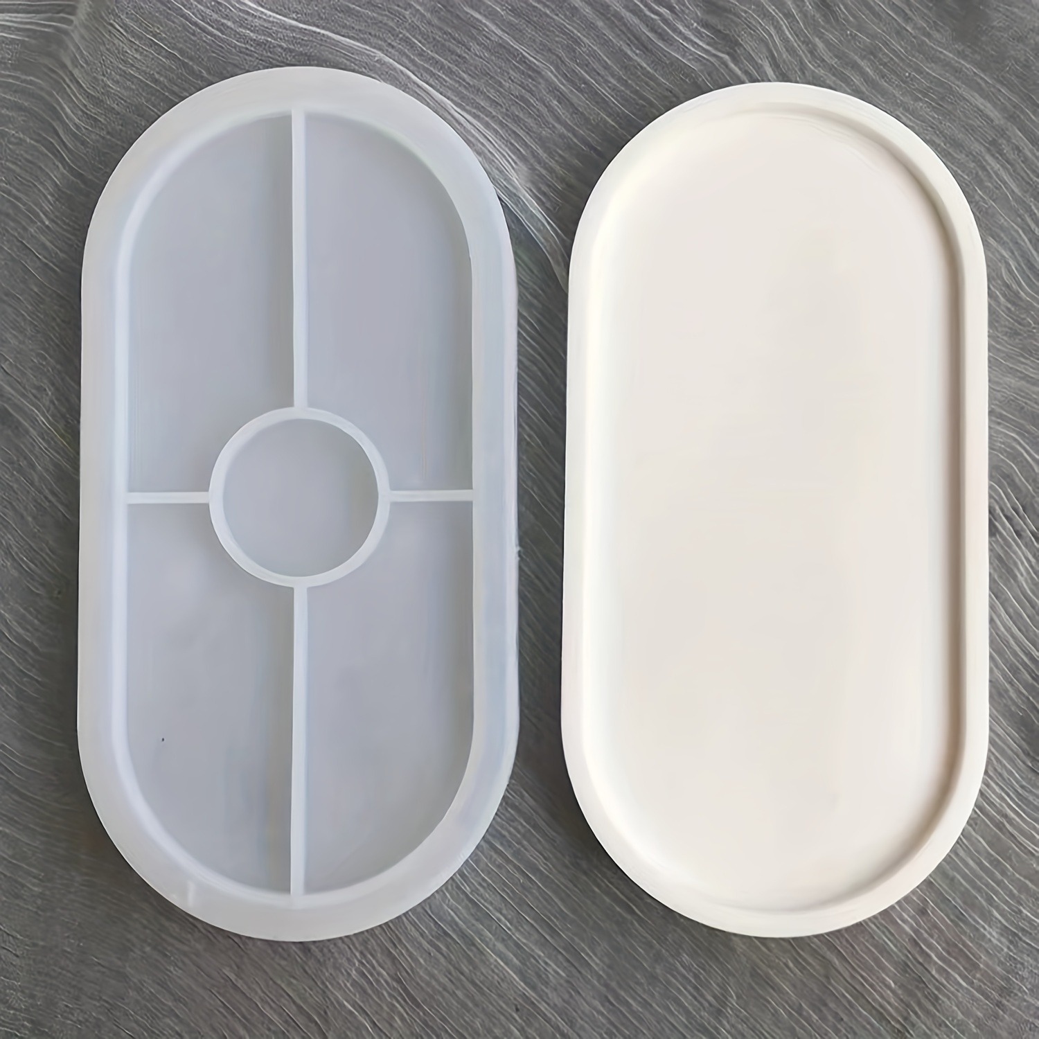 1 buah nampan cetakan silikon  - Resin Art Tray ulasan dan harga