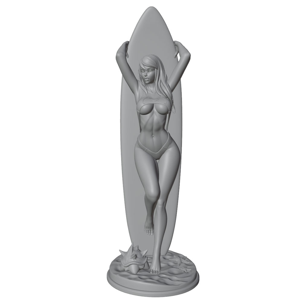 Set Model Resin Gadis Pantai 1 - Resin Art Beach ulasan dan harga
