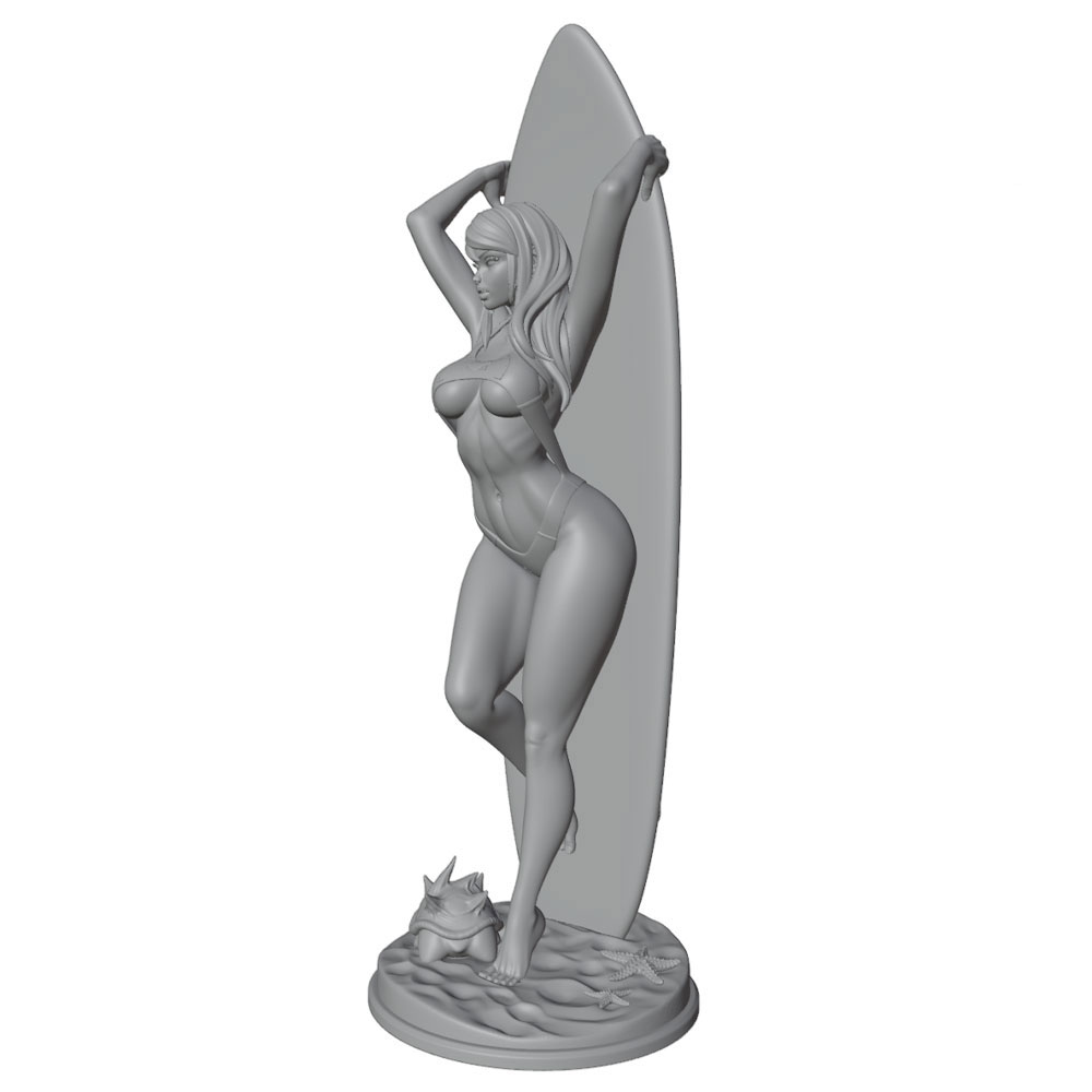 Set Model Resin Gadis Pantai 1 - Resin Art Beach ulasan dan harga