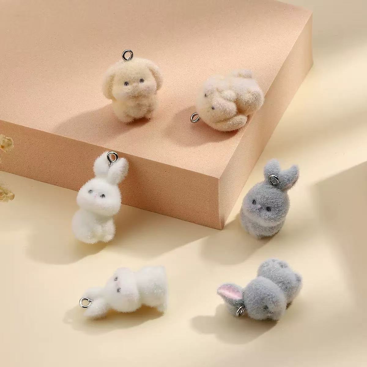 10 pcs Gantungan Resin Kelinci - Resin Art Notes ulasan dan harga