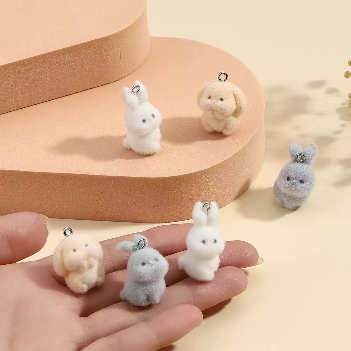 10 pcs Gantungan Resin Kelinci - Resin Art Notes ulasan dan harga