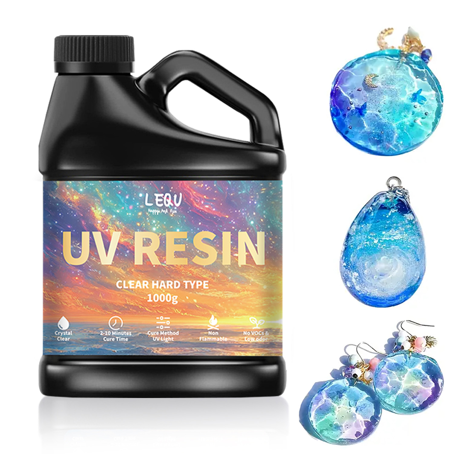 100/200/500/1000G Lem Resin Ep - Resin Art Uv ulasan dan harga