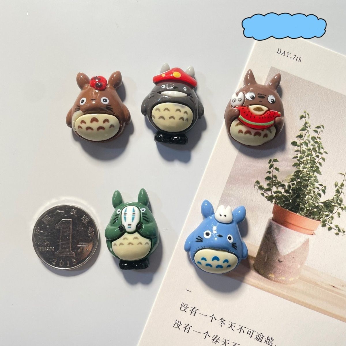 Magnet Kulkas Resin Anime Toto - Resin Art Anime ulasan dan harga
